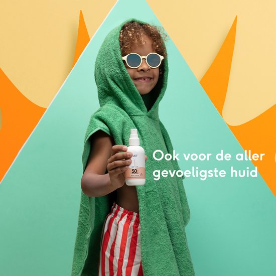 Naïf - Minerale Zonnebrand Spray - Baby & Kids - SPF50 - Met Parfum - UVA/UVB Bescherming - 100ml
