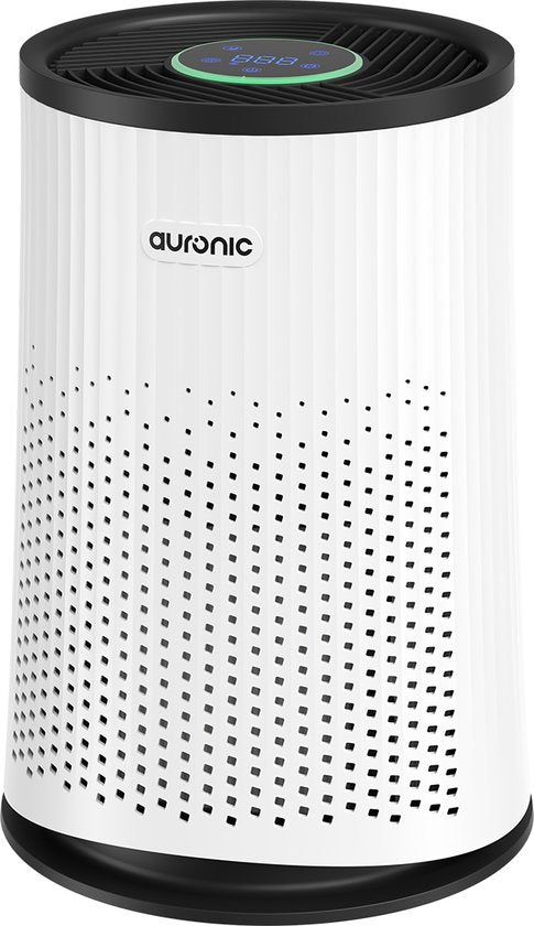 Auronic Luchtreiniger Compact Pro - Met HEPA 13-filter - 150 m³/u - 30 m² - Aromatherapie functie - 3 Standen - Air Purifier - Wit