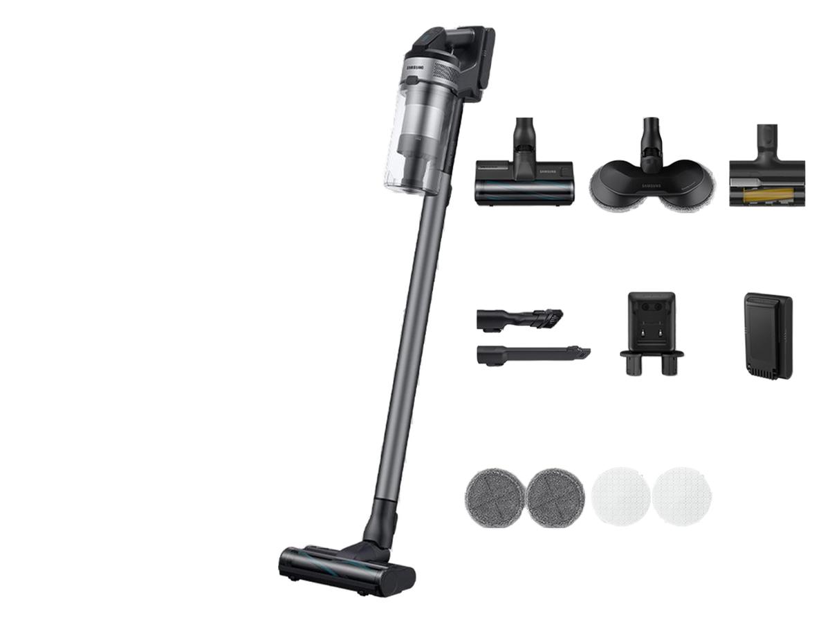 Samsung Jet 75E Pro Steelstofzuiger - Krachtige Zuigkracht - Lichtgewicht Design - Afmeting 25 x 113 x 21,5 cm