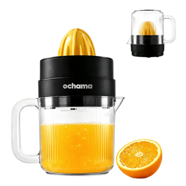 Ochama Elektrische Citruspers - 19 x 19 x 21,5 cm - 1,4L, 30W, Pulpscheiding