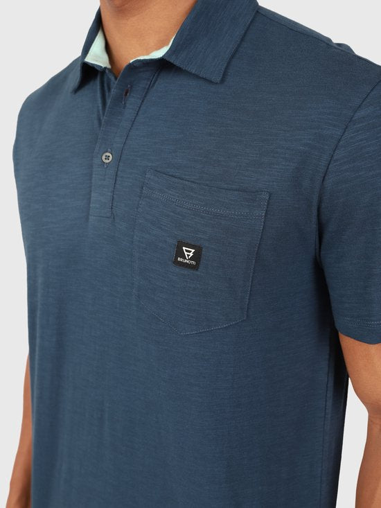 Brunotti Palotje Heren Polo - Blauw - L