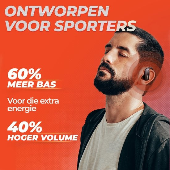 Cozey Draadloze Sport Oordopjes met Bluetooth - Hardlopen - Microfoon - Wireless Earphones