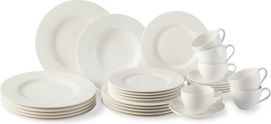 Villeroy & Boch Basic White Serviesset 30-delig