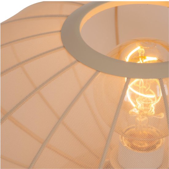 Lucide CORINA - Tafellamp - Ø 40 cm - 1xE27 - Beige - Japandi