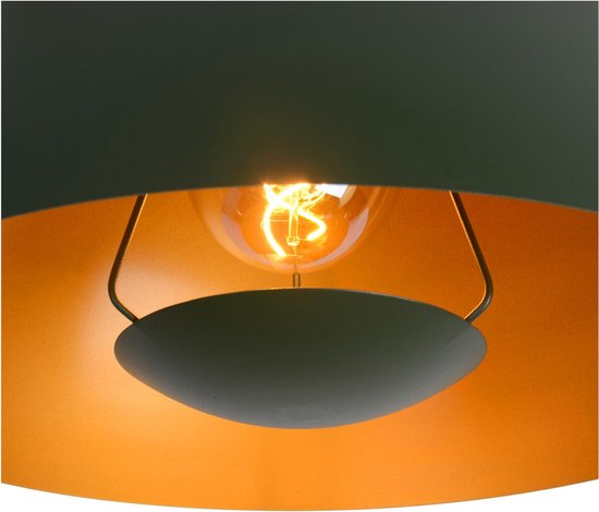 Lucide SIEMON - Hanglamp - Ø 40 cm - 1xE27 - Groen