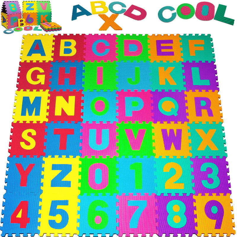 Spielwerk Puzzelmat - 86delig XXL 190x190 Kinderen Baby - Multicolor