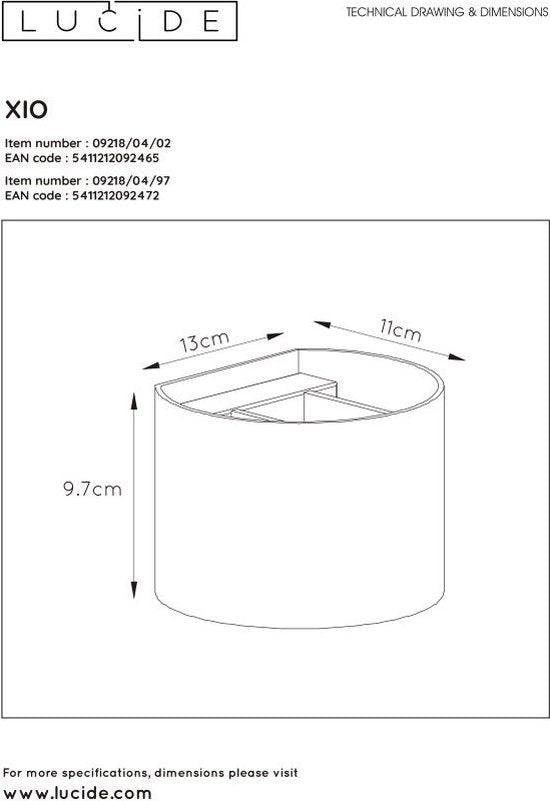 Lucide XIO - Wandlamp - LED Dimbaar - G9 - 1x3,5W 2700K - Verstelbare stralingshoek - Mat Goud / Messing