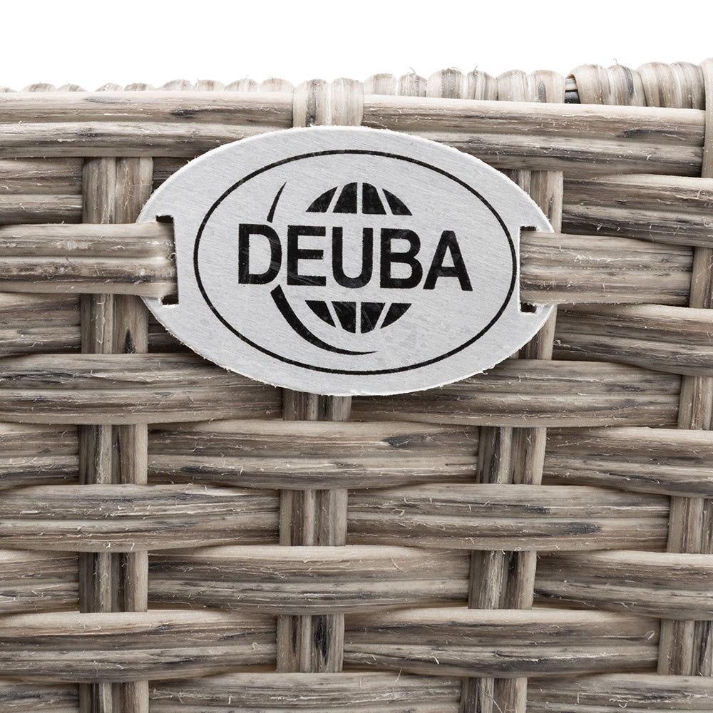 Casaria Polyrattan Bloembak - 2 Stuks Incl. Ophangbeugels - Beige
