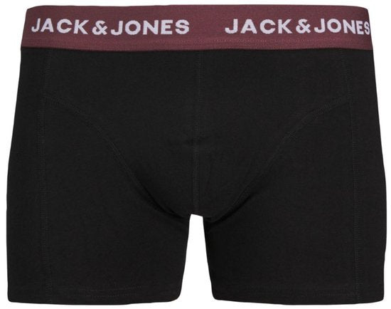 Jack & Jones JACTOM Boxershorts Heren - 7-pack - Zwart - Gekleurde Tailleband - Katoen Stretch - Maat L