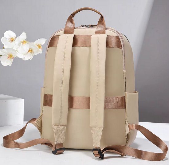 Rugzak Dames Laptoptas 14 Inch - 15 L - 39 x 24 x 12 cm - Khaki