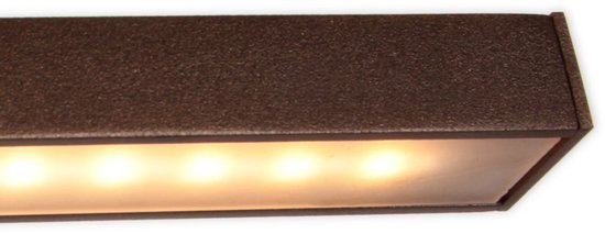 Hanglamp Bande 3995CA cacao - trendy metalen hanglamp 150cm breed met hoogte instelbaar systeem en geïntegreerde LED van Steinhauer
