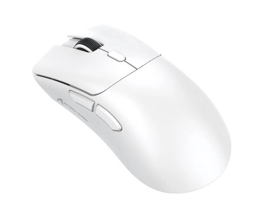 Attack Shark R1 Draadloze Gaming Muis - Wit - 59g, 18000 DPI, 2.4G & Bluetooth 5.2