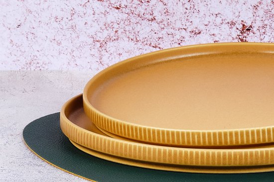 SCANDI Compleet Servies - 36 stuks - Oker