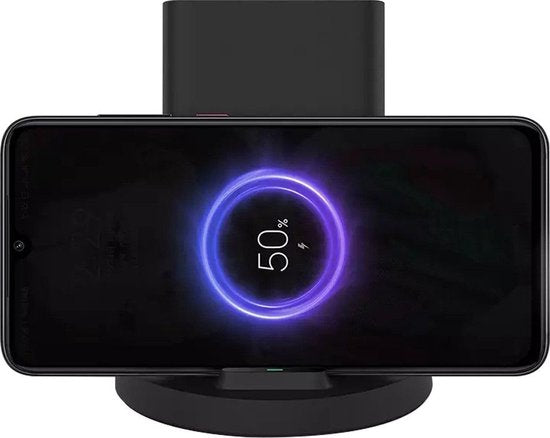 Xiaomi Mi Wireless charger verticale standaard met qi draadloos opladen en LED indicator - 20W - inclusief USB C kabel