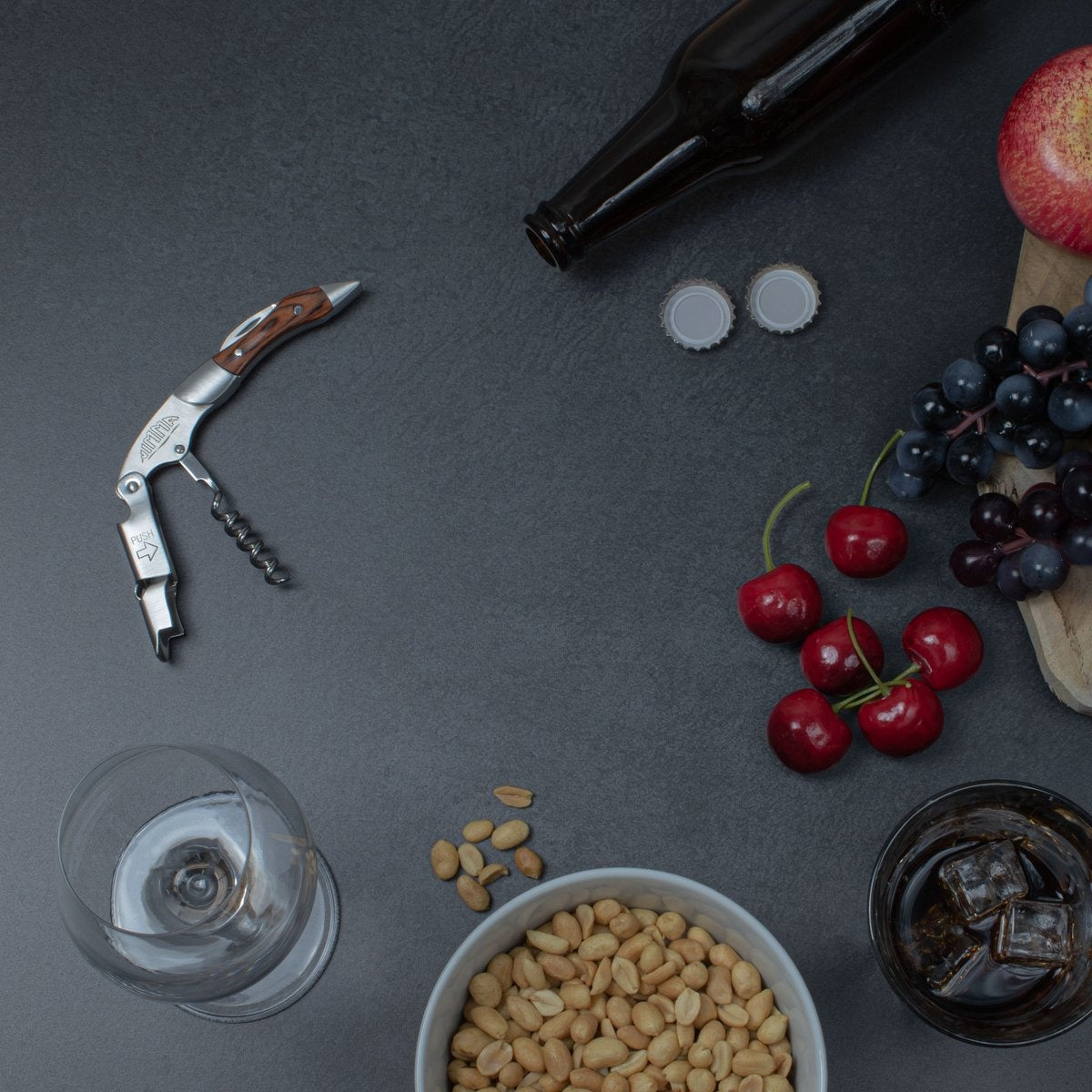 Nimma® Kurkentrekker - Multifunctioneel - Wijnopener - Kelnersmes - Wijn / Bier Accessoires - Opener - RVS