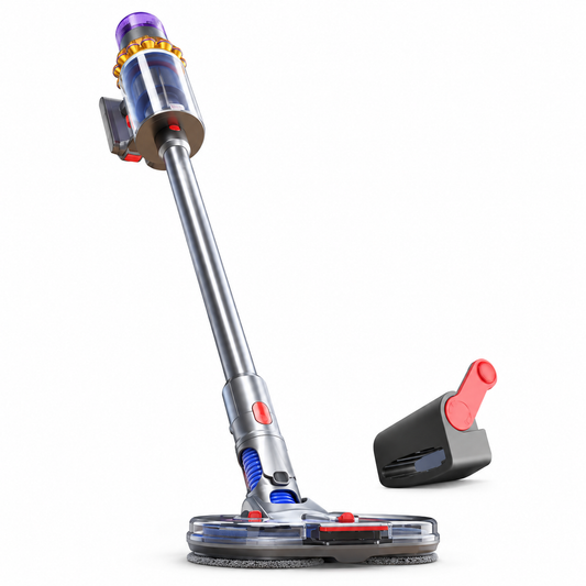 Heldenwerk Elektrische vloerwisser geschikt voor Dyson V7 V8 V10 V11 V15 Steelstofzuiger - Mop dweil opzetstuk