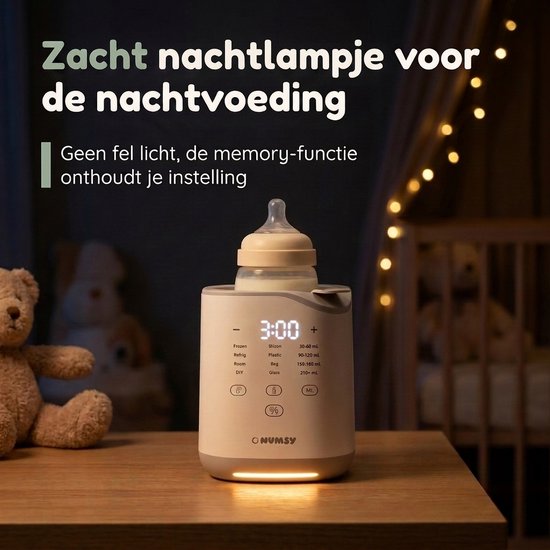 Numsy HeatPod Pro Flessenwarmer - Melkverwarmer