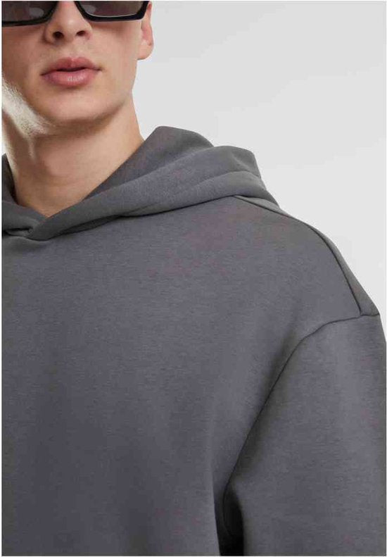 Urban Classics - Fluffy Hoodie/trui - S - Grijs