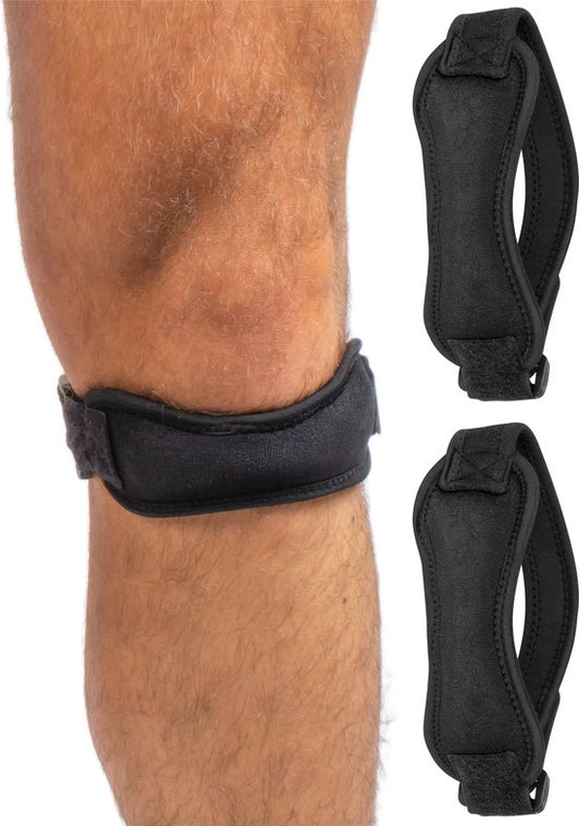 Nuvance - Patellabrace - Kniebrace - Set van 2 Kniebraces - Knieband voor Ondersteuning - Kniebandage voor Sport