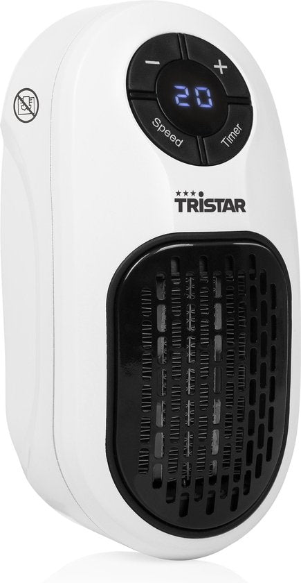 Tristar Plug Verwarming KA-5084 - Compacte kachel - Oververhittingsbeveiliging - Timerfunctie