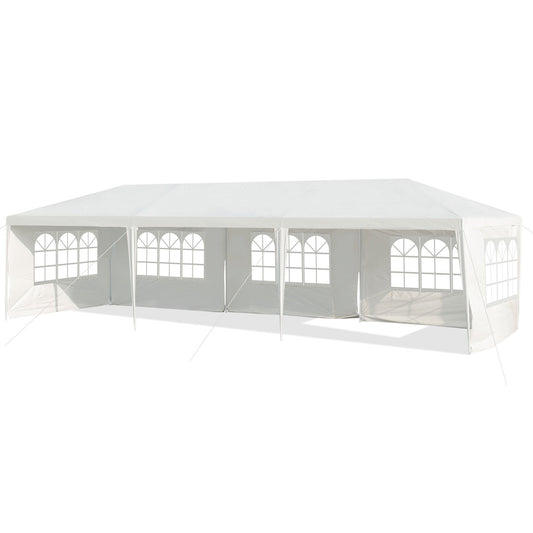 Coast Partytent - Paviljoen - 5 Zijwanden - Waterdicht - 300 x 900 cm - Wit