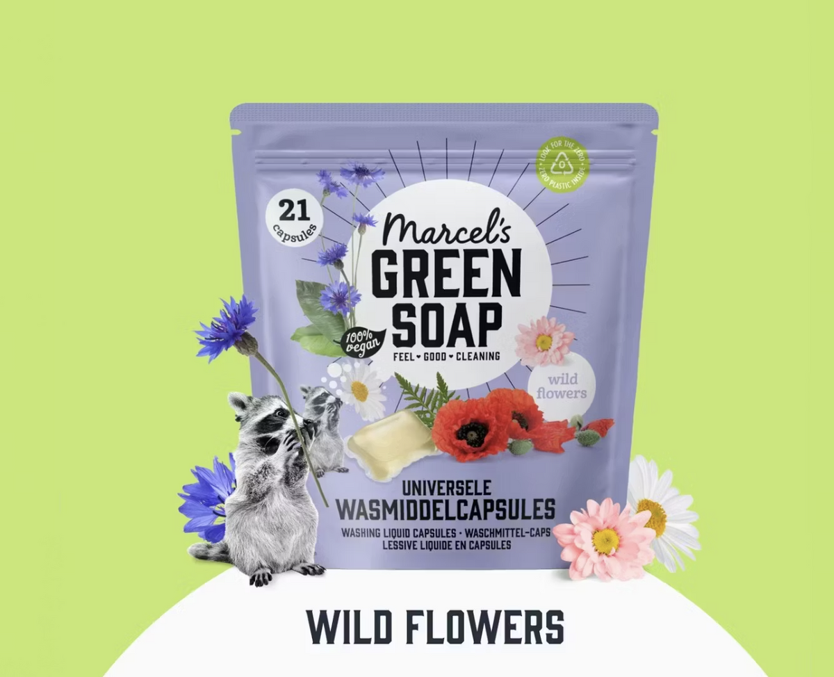 Marcel's Green Soap Universele Wascapsules Wilde Bloemen - 105 stuks