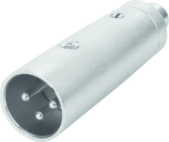 HQ-Power Xlr-rca connector - xlr 3-polig mannelijk naar rca vrouwelijk