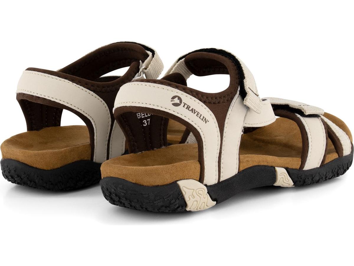 Travelin Helsem Sandalen - Zwart - maat 38