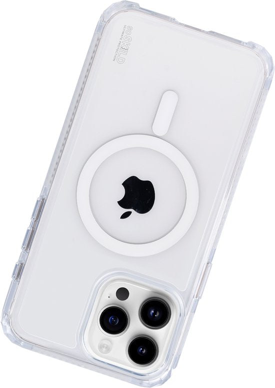 SoSkild Defend Magnetic Case hoesje geschikt voor iPhone 15 Pro Max - Clear