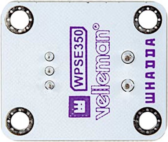 Whadda Spanningssensor, analoog, 0-25 VDC, Arduino, wit