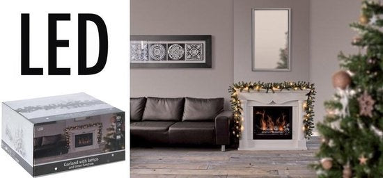 Nampook Guirlande - Inclusief 30 LED lampjes - op Batterijen - 270cm