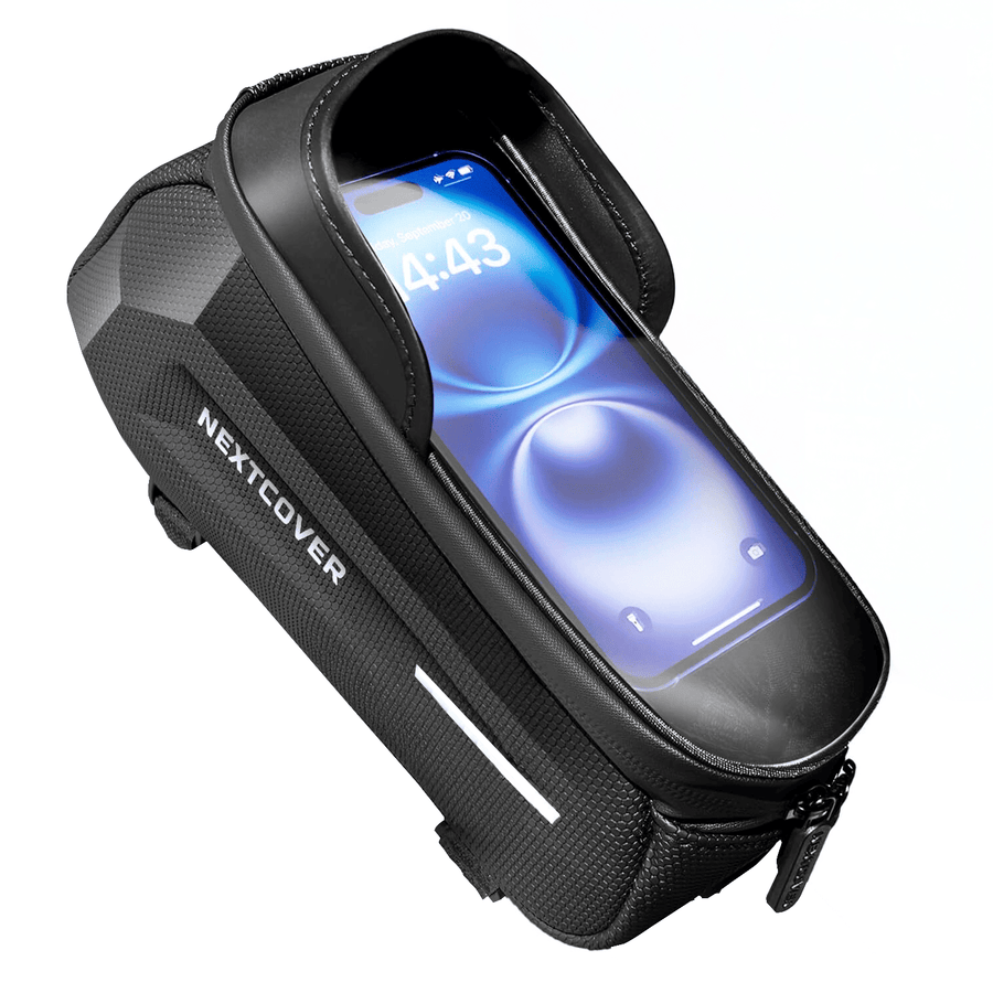 Nextcover Fietsframetas 24 x 10,5 x 15 cm - Handytas - Touchscreen - Waterdicht