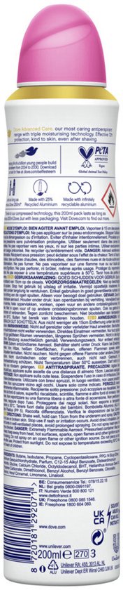 Dove Deodorant Spray Invisible Care - 200 ml