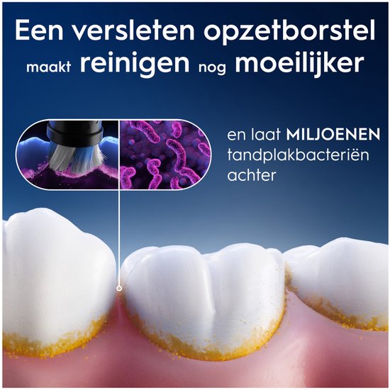 Oral-B iO Series Gentle Care Opzetborstels - Zwart - Voor Gevoelig Tandvlees - 8 stuks