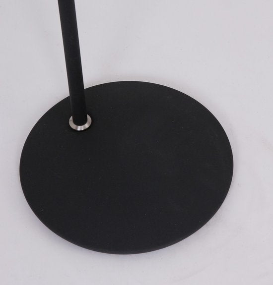Vloerlamp Zenith LED 1477ZW zwart, hoogte 185 cm, kunststof en metaalmateriaal, kantelbaar, Steinhauer Exclusive