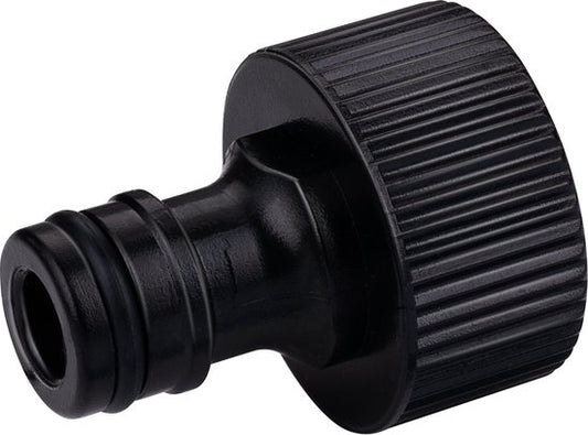 BLACK+DECKER Kraanstuk 3/4" - ⌀ 19 CM - Koppelstuk - Kunststof - Zwart
