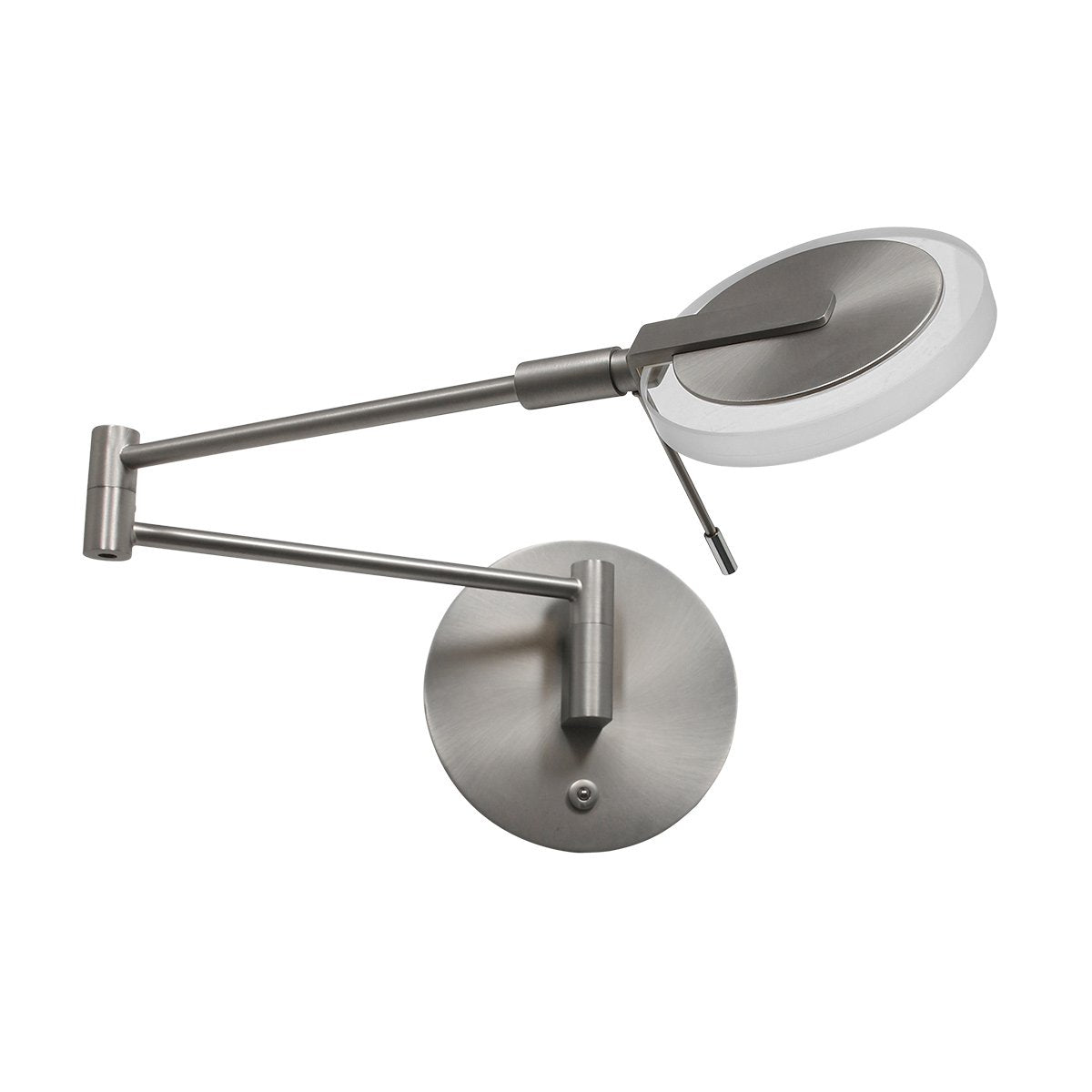 Steinhauer Turound LED - Wandlamp Modern - Staal - H:17cm - Ø:14cm - Universeel - Voor Binnen - Metaal - Wandlampen - Slaapkamer - Woonkamer