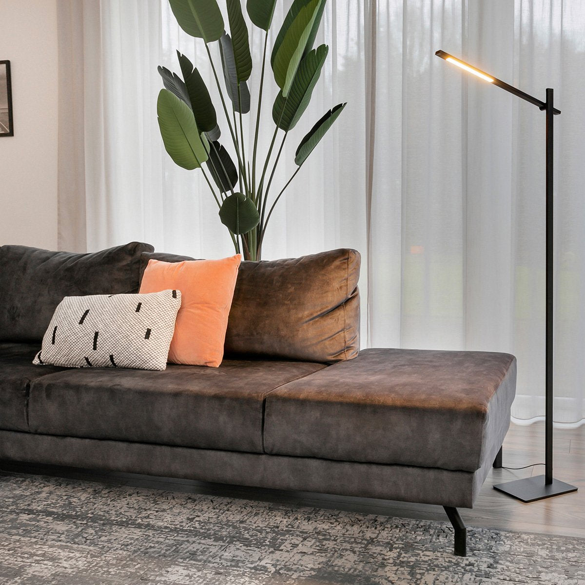 Vloerlamp Mexlite Stekk - Zwart
