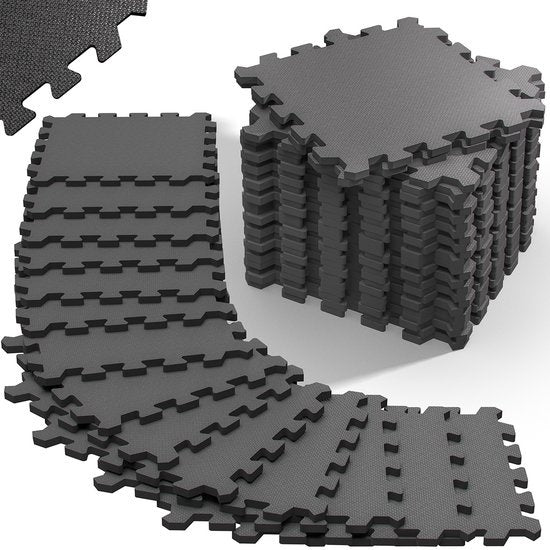 MONZANA 36x Vloerbeschermer \ \ - 29,5x29,5cm Antislip Uitbreidbaar - Grijs