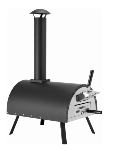 Jamestown Pizza Oven - Zwart - Metaal - 83 x 41 x 81 cm