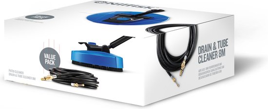 Nilfisk Patiocleaner & rioolslang 8 mtr in Top Box Excellent serie