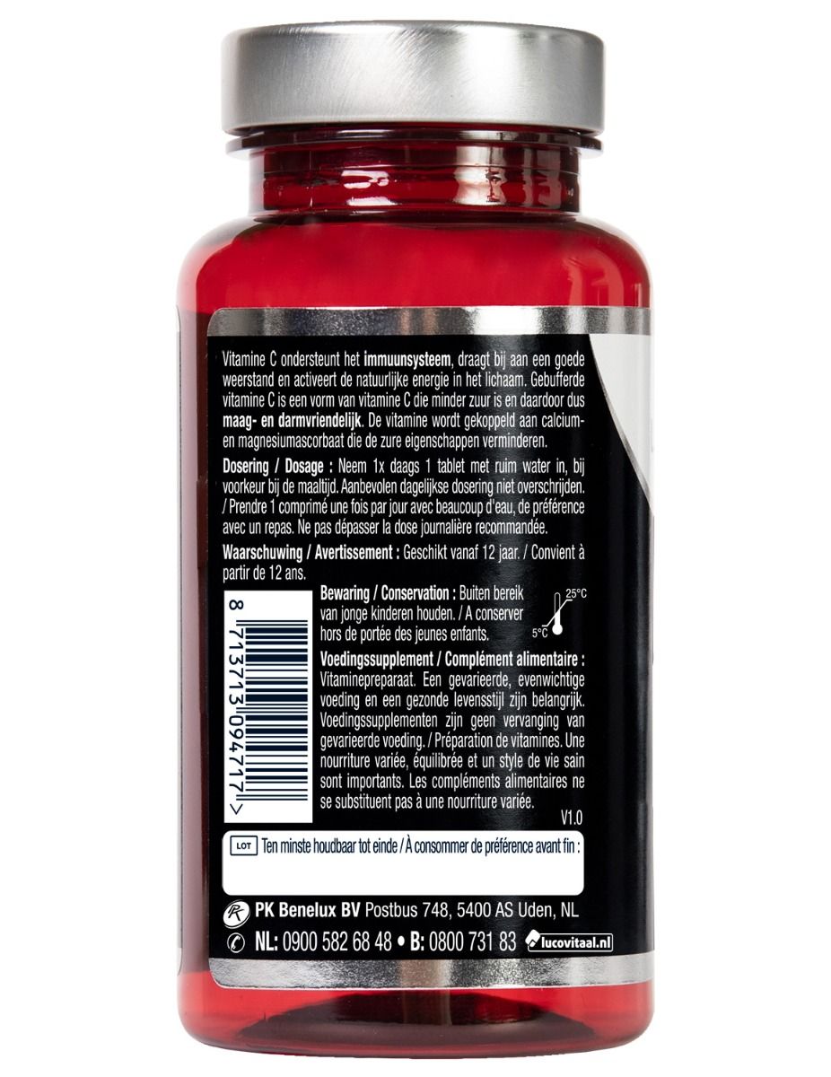 Lucovitaal Gebufferde Vitamine C 1000 mg – 60 Tabletten