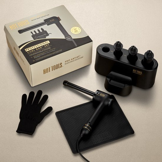 Hot Tools - Professioneel - Krulset - Krultang 18mm, 25mm, 32mm, 38mm - Krullen - Kappertools - Curls