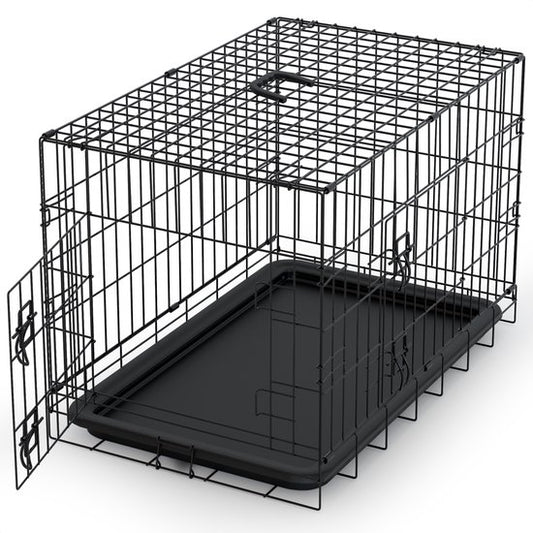 Avalo Hondenbench XXL - Bench Voor Honden - Opvouwbare Kooi - 2 Deuren - 122x74x80 cm - Bench Hond