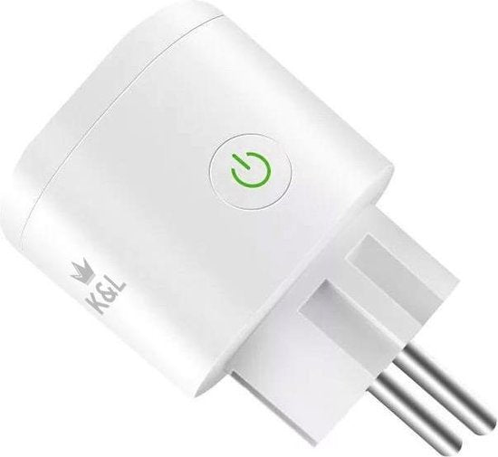 K&L Smart Plug – Tijdsschakelaar – Google Home, Amazon Alexa en IFTTT compatible – Slimme Stekker