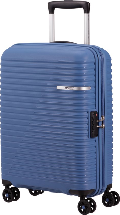 American Tourister Reiskoffer - Liftoff spinner 55/20 (handbagage) Uitbreidbaar - Coronet Blauw - 2.2 kg