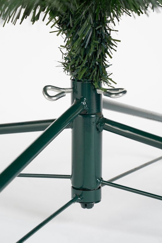 Black Box Trees Charlton Kerstboom Slank Pilaarmodel - Kerstversiering met Natuurlijke Look - Kunstboom met Scharnierconstructie voor Snel Opzetten - H185 x Ø53 cm - Groen