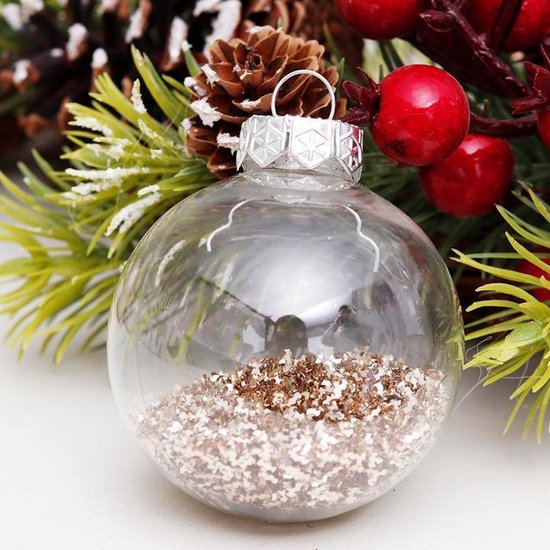 Luxe Kerstballen Set 30 Stuks – Goud & Zilver Ø6cm – Kerstboom Decoratie Se