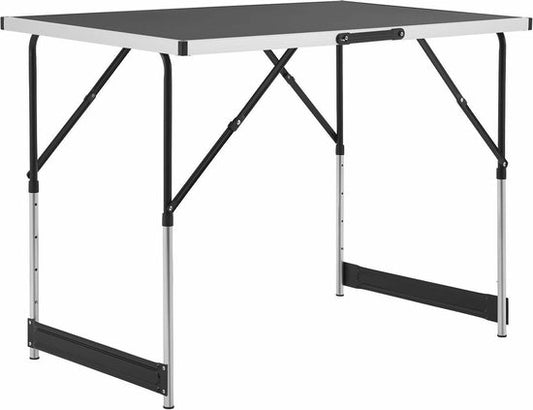 3 stuks Aluminium Vouwtafel / Klaptafel / Campingtafel - Multifunctioneel - Zwart