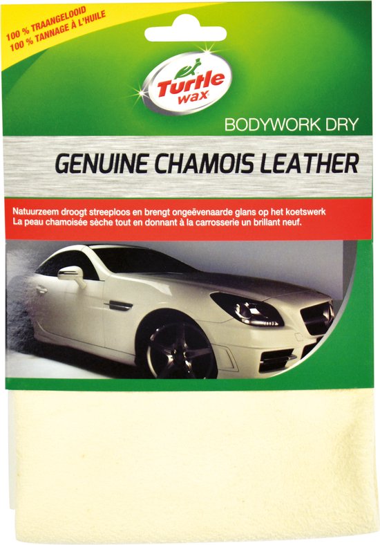 Turtle Wax CL412td Natuurzeem - Genuine Chamois Leather - Leren Zeem - Echt Leer